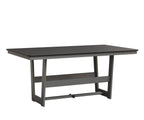 Hudson 40" x 70" Rectangle Table - Dining Height Rockwood Outdoor Furniture MGP Black MGP Fog 