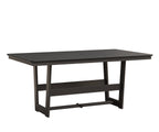 Hudson 40" x 70" Rectangle Table - Dining Height Rockwood Outdoor Furniture MGP Black MGP Graphite 