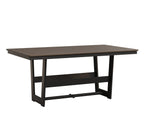 Hudson 40" x 70" Rectangle Table - Dining Height Rockwood Outdoor Furniture MGP Clay MGP Black 