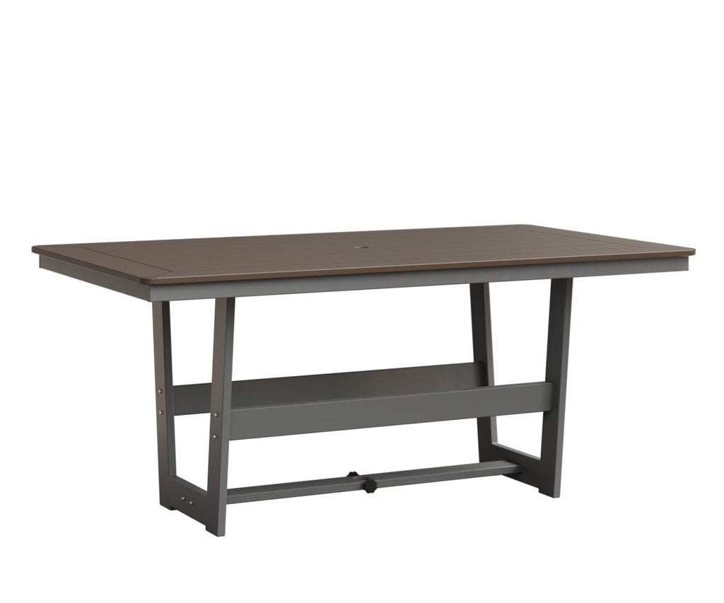 Hudson 40" x 70" Rectangle Table - Dining Height Rockwood Outdoor Furniture MGP Clay MGP Fog 