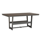 Hudson 40" x 70" Rectangle Table - Dining Height Rockwood Outdoor Furniture MGP Clay MGP Fog 