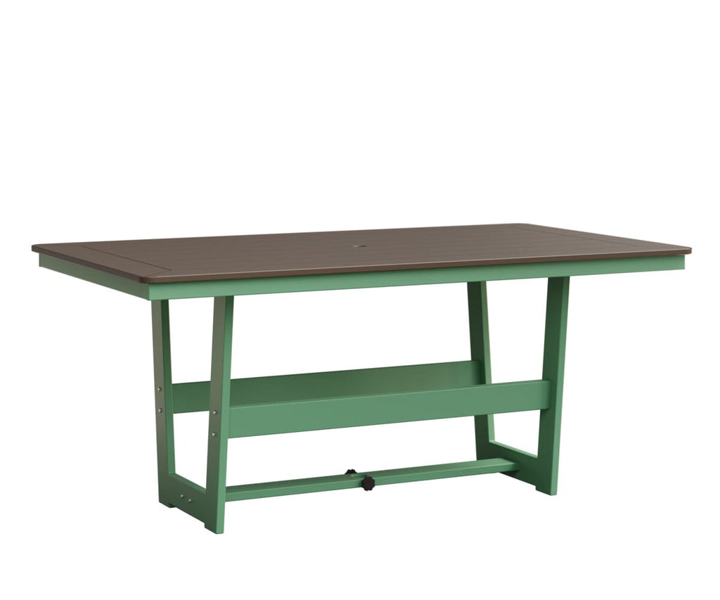 Hudson 40" x 70" Rectangle Table - Dining Height Rockwood Outdoor Furniture MGP Clay MGP Mint 