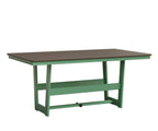 Hudson 40" x 70" Rectangle Table - Dining Height Rockwood Outdoor Furniture MGP Clay MGP Mint 