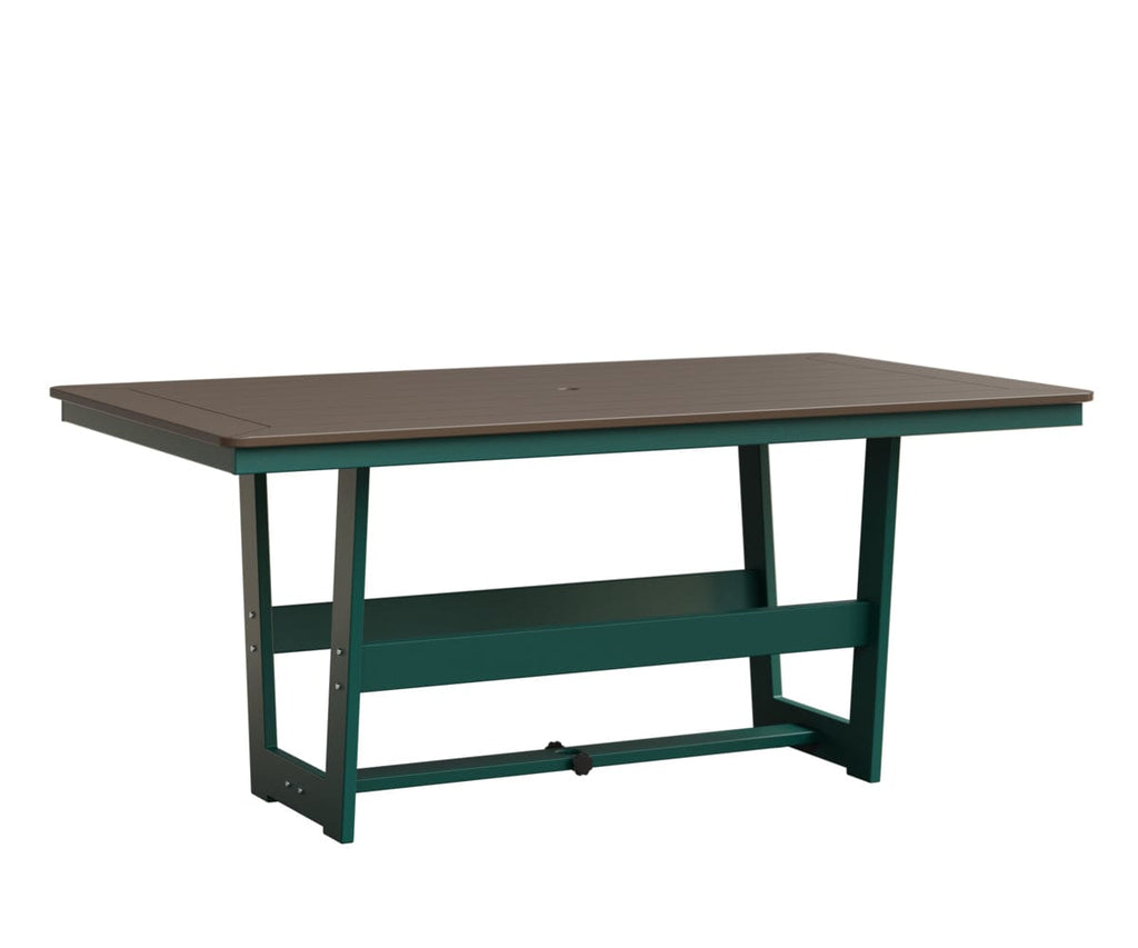 Hudson 40" x 70" Rectangle Table - Dining Height Rockwood Outdoor Furniture MGP Clay MGP Teal 