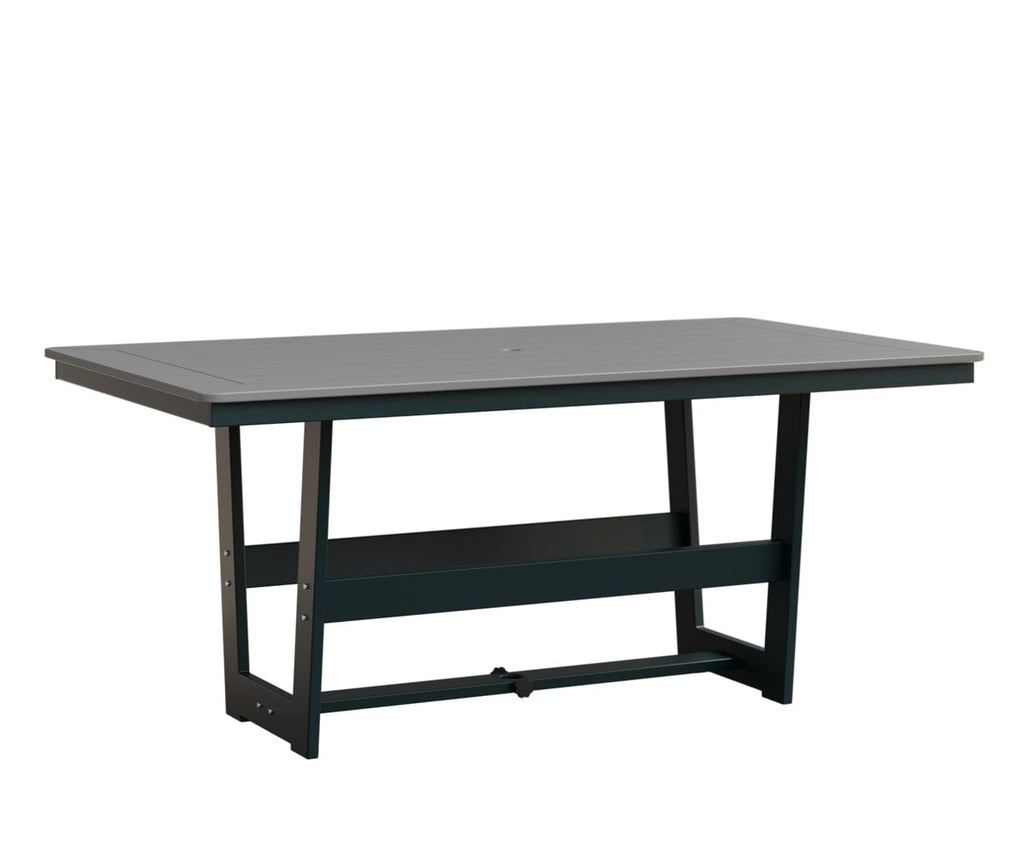 Hudson 40" x 70" Rectangle Table - Dining Height Rockwood Outdoor Furniture MGP Fog MGP Berry 