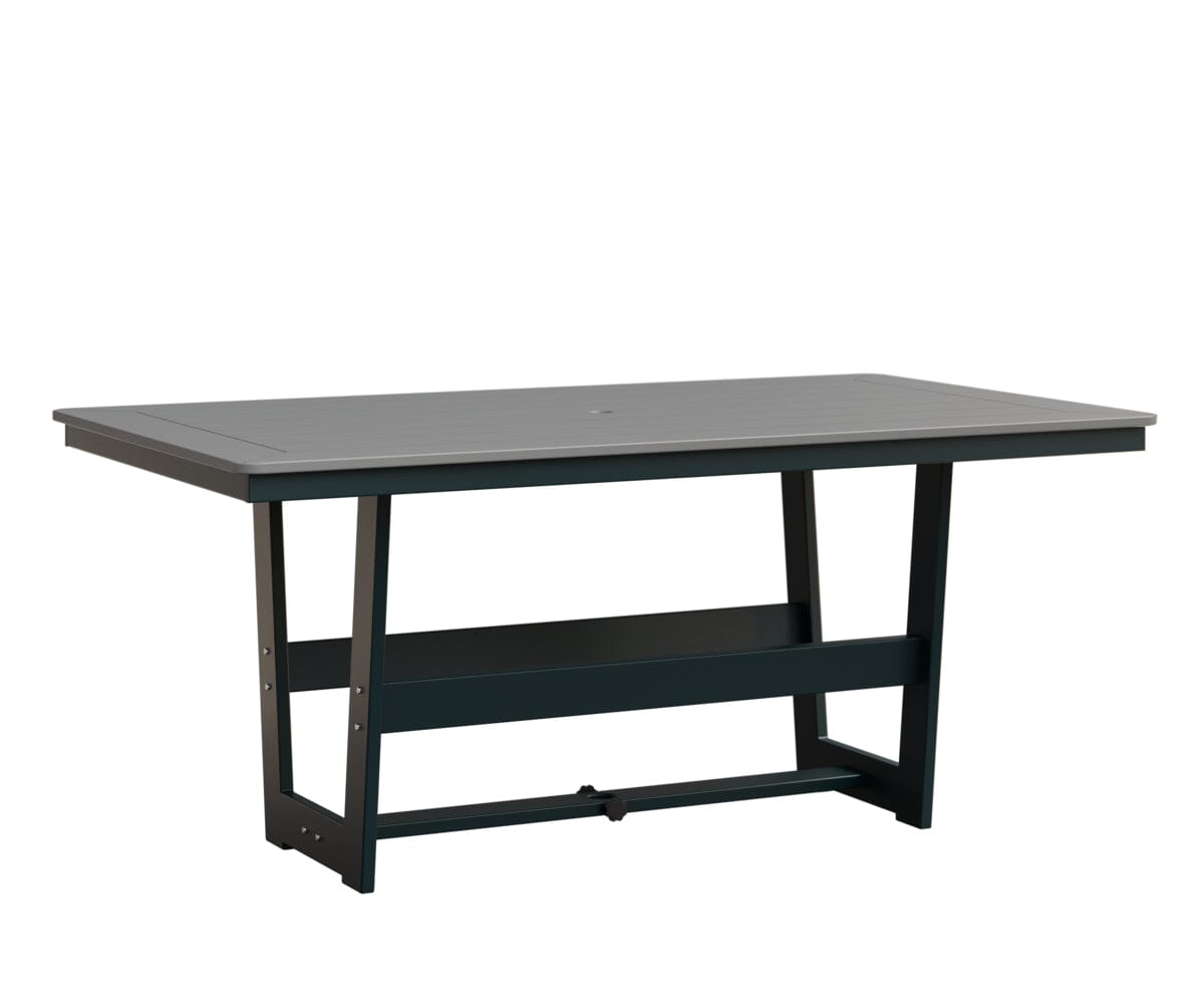 Hudson 40" x 70" Rectangle Table - Dining Height Rockwood Outdoor Furniture MGP Fog MGP Berry 