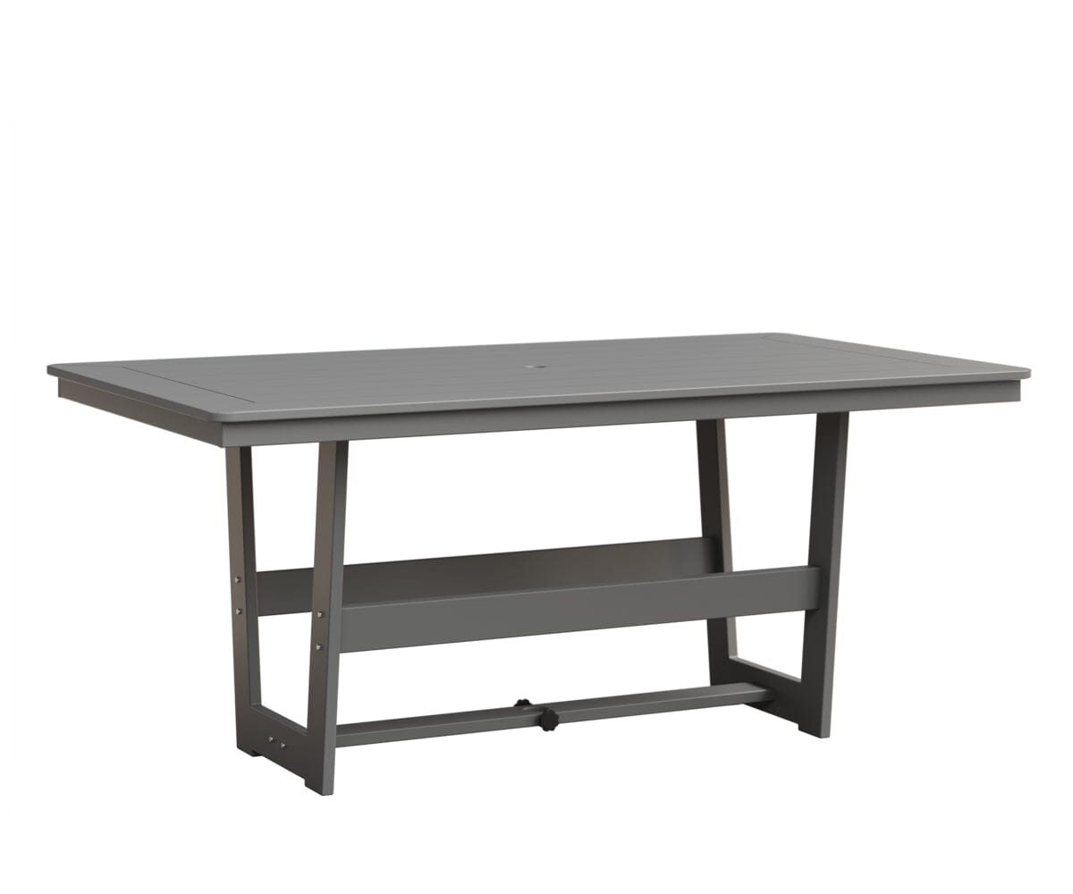 Hudson 40" x 70" Rectangle Table - Dining Height Rockwood Outdoor Furniture MGP Fog MGP Fog 