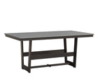 Hudson 40" x 70" Rectangle Table - Dining Height Rockwood Outdoor Furniture MGP Fog MGP Graphite 