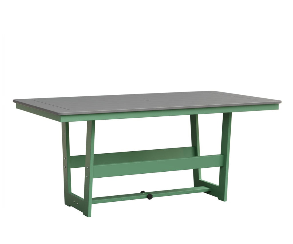 Hudson 40" x 70" Rectangle Table - Dining Height Rockwood Outdoor Furniture MGP Fog MGP Mint 