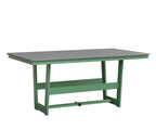 Hudson 40" x 70" Rectangle Table - Dining Height Rockwood Outdoor Furniture MGP Fog MGP Mint 
