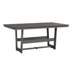 Hudson 40" x 70" Rectangle Table - Dining Height Rockwood Outdoor Furniture MGP Graphite MGP Fog 
