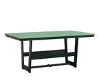 Hudson 40" x 70" Rectangle Table - Dining Height Rockwood Outdoor Furniture MGP Mint MGP Berry 