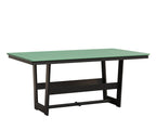 Hudson 40" x 70" Rectangle Table - Dining Height Rockwood Outdoor Furniture MGP Mint MGP Black 