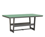 Hudson 40" x 70" Rectangle Table - Dining Height Rockwood Outdoor Furniture MGP Mint MGP Fog 