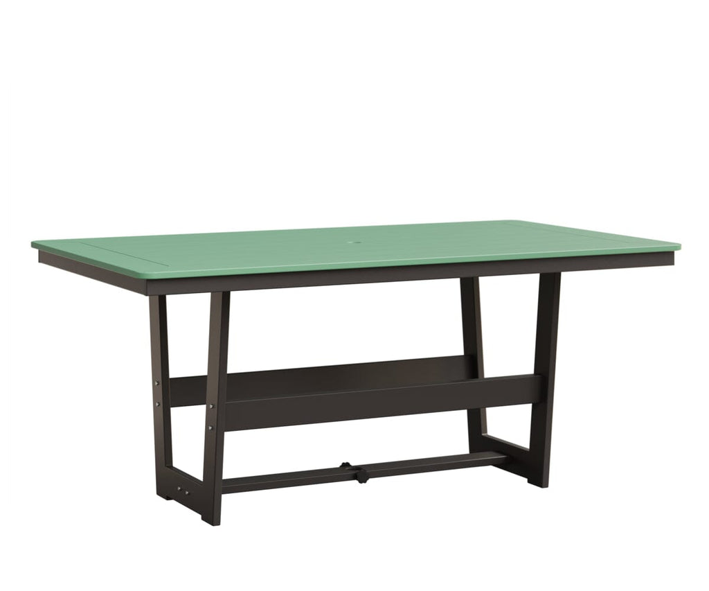 Hudson 40" x 70" Rectangle Table - Dining Height Rockwood Outdoor Furniture MGP Mint MGP Graphite 