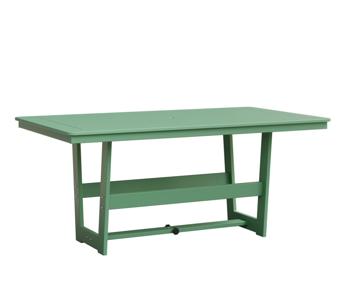 Hudson 40" x 70" Rectangle Table - Dining Height Rockwood Outdoor Furniture MGP Mint MGP Mint 