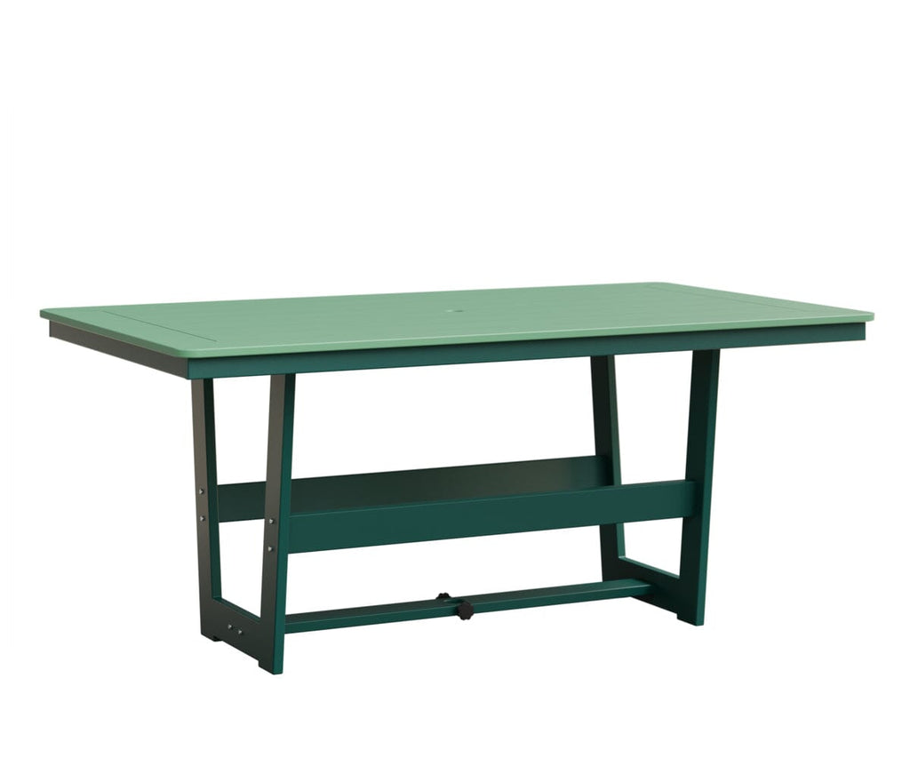 Hudson 40" x 70" Rectangle Table - Dining Height Rockwood Outdoor Furniture MGP Mint MGP Teal 