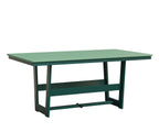 Hudson 40" x 70" Rectangle Table - Dining Height Rockwood Outdoor Furniture MGP Mint MGP Teal 