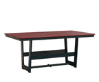 Hudson 40" x 70" Rectangle Table - Dining Height Rockwood Outdoor Furniture MGP Red MGP Berry 