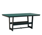 Hudson 40" x 70" Rectangle Table - Dining Height Rockwood Outdoor Furniture MGP Teal MGP Berry 