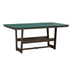 Hudson 40" x 70" Rectangle Table - Dining Height Rockwood Outdoor Furniture MGP Teal MGP Clay 