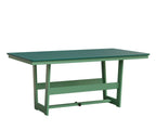 Hudson 40" x 70" Rectangle Table - Dining Height Rockwood Outdoor Furniture MGP Teal MGP Mint 
