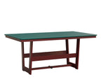 Hudson 40" x 70" Rectangle Table - Dining Height Rockwood Outdoor Furniture MGP Teal MGP Red 