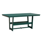 Hudson 40" x 70" Rectangle Table - Dining Height Rockwood Outdoor Furniture MGP Teal MGP Teal 