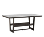 Hudson 40" x 70" Rectangle Table - Dining Height Rockwood Outdoor Furniture MGP White MGP Graphite 