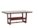 Hudson 40" x 70" Rectangle Table - Dining Height Rockwood Outdoor Furniture MGP White MGP Red 