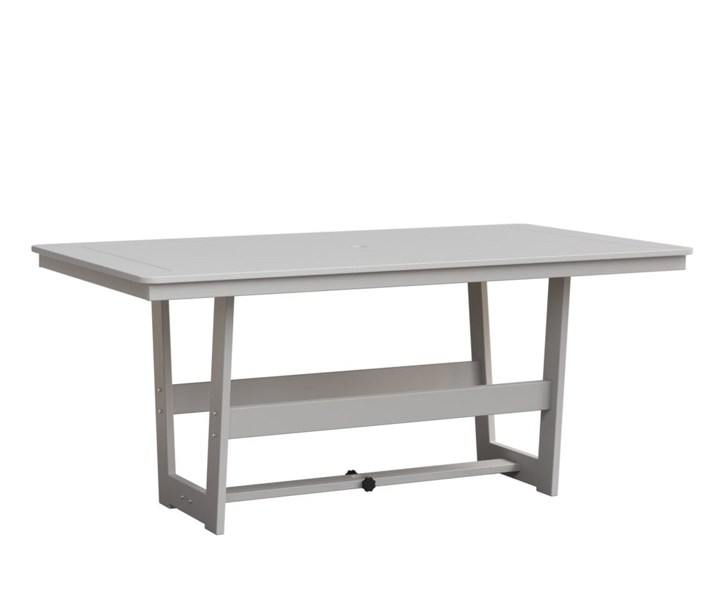 Hudson 40" x 70" Rectangle Table - Dining Height Rockwood Outdoor Furniture MGP White MGP White 