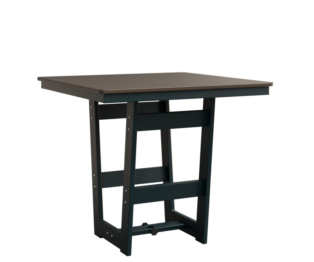Hudson 40" x 40" Square Table - Bar Height Rockwood Outdoor Furniture Hammered Top: Bronze MGP Berry 