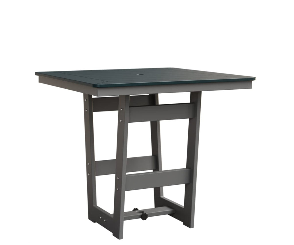 Hudson 40" x 40" Square Table - Bar Height Rockwood Outdoor Furniture MGP Berry MGP Fog 