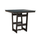 Hudson 40" x 40" Square Table - Bar Height Rockwood Outdoor Furniture MGP Berry MGP Graphite 