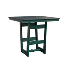 Hudson 40" x 40" Square Table - Bar Height Rockwood Outdoor Furniture MGP Berry MGP Teal 