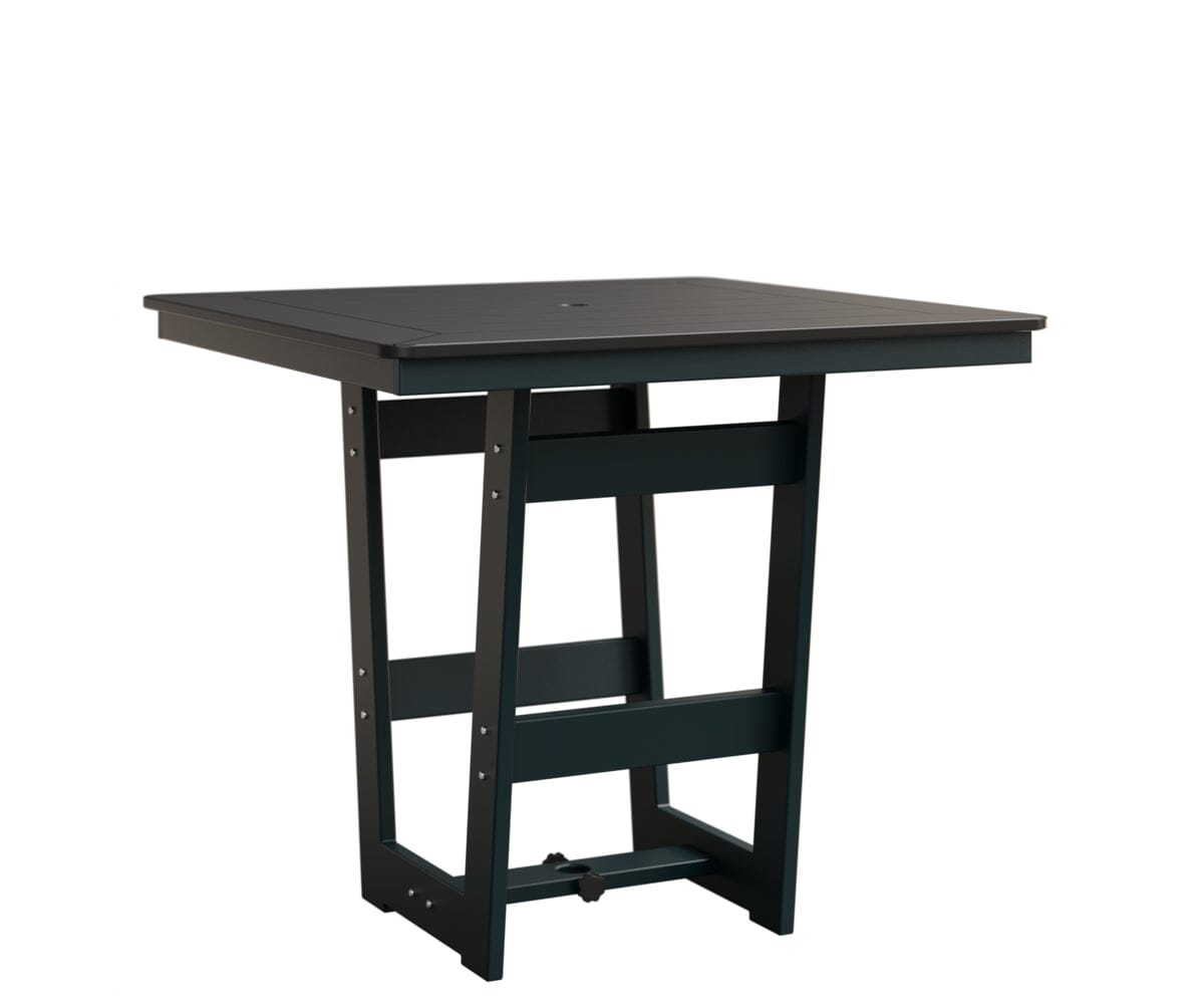 Hudson 40" x 40" Square Table - Counter Height Rockwood Outdoor Furniture MGP Black MGP Berry 