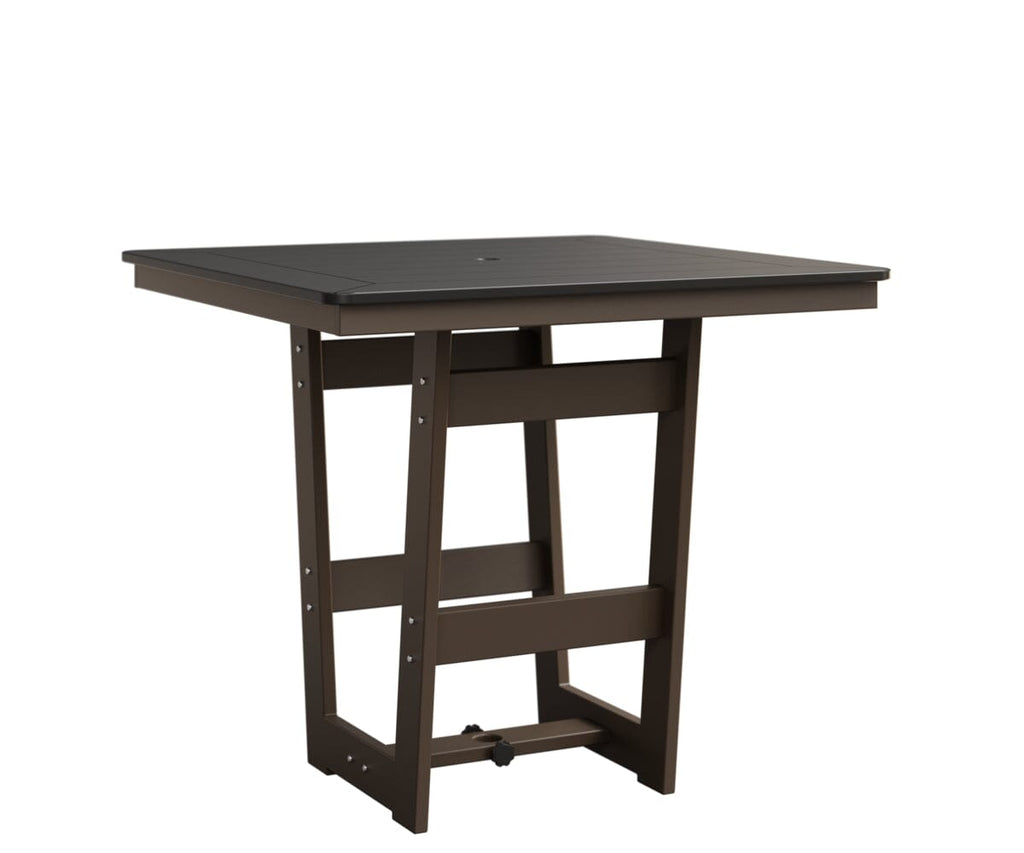 Hudson 40" x 40" Square Table - Bar Height Rockwood Outdoor Furniture MGP Black MGP Clay 