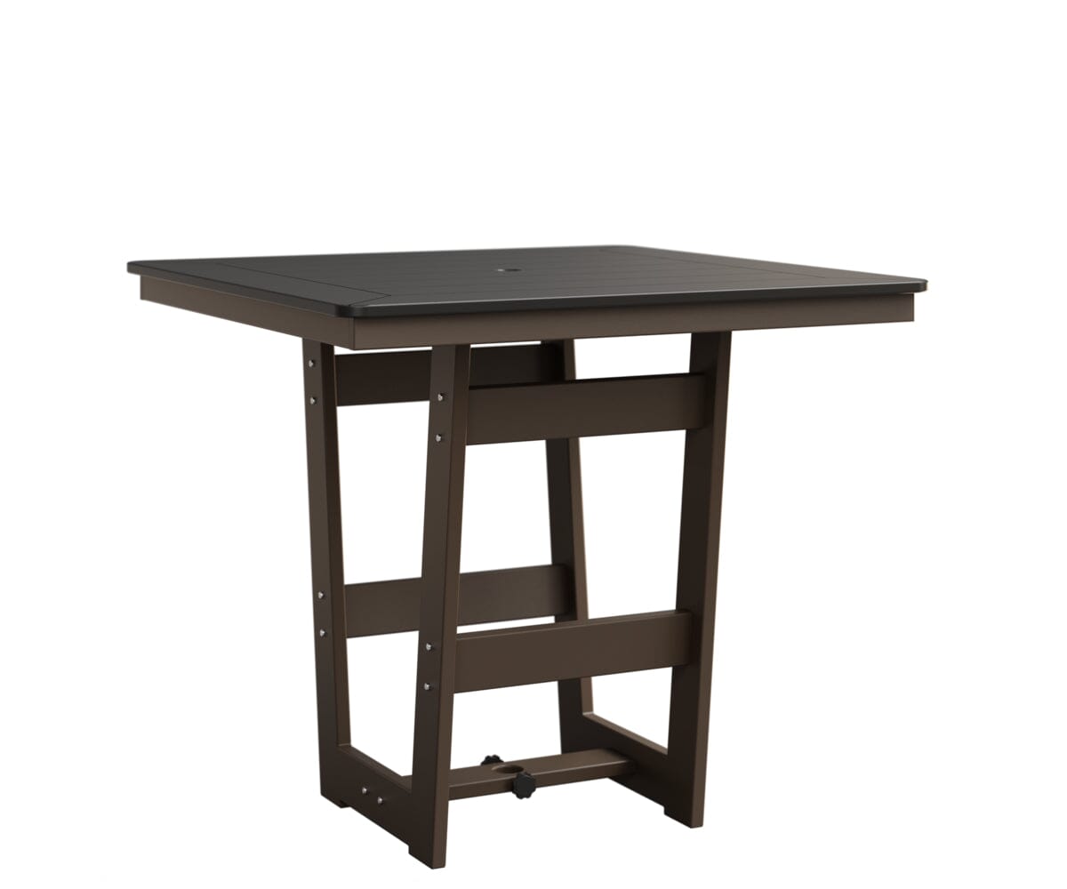 Hudson 40" x 40" Square Table - Bar Height Rockwood Outdoor Furniture MGP Black MGP Clay 