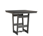 Hudson 40" x 40" Square Table - Counter Height Rockwood Outdoor Furniture MGP Black MGP Fog 