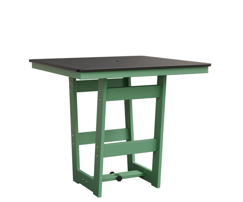 Hudson 40" x 40" Square Table - Counter Height Rockwood Outdoor Furniture MGP Black MGP Mint 
