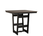 Hudson 40" x 40" Square Table - Counter Height Rockwood Outdoor Furniture MGP Clay MGP Black 