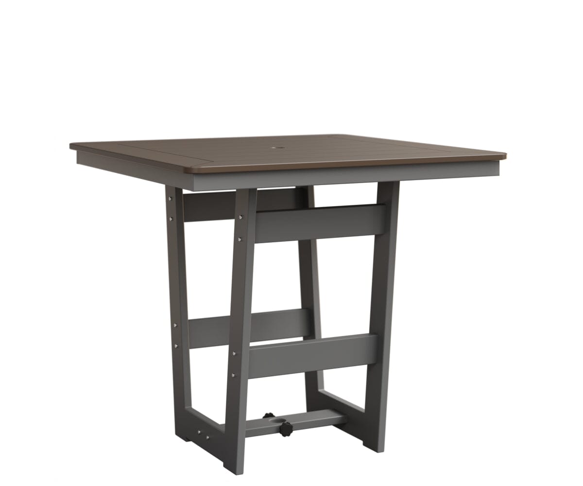 Hudson 40" x 40" Square Table - Bar Height Rockwood Outdoor Furniture MGP Clay MGP Fog 