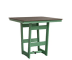 Hudson 40" x 40" Square Table - Counter Height Rockwood Outdoor Furniture MGP Clay MGP Mint 