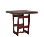 Hudson 40" x 40" Square Table - Counter Height Rockwood Outdoor Furniture MGP Clay MGP Red 