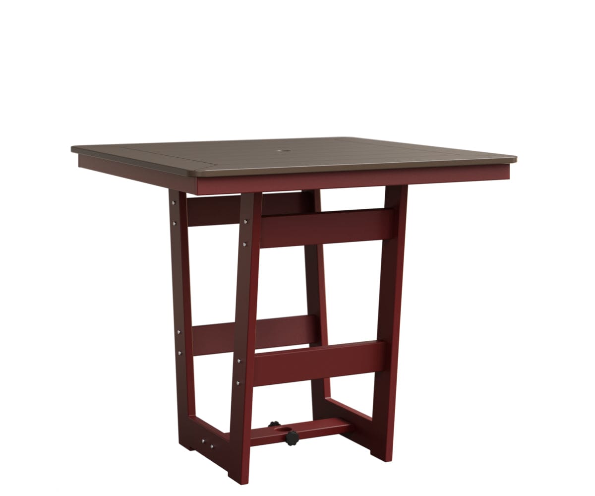 Hudson 40" x 40" Square Table - Counter Height Rockwood Outdoor Furniture MGP Clay MGP Red 