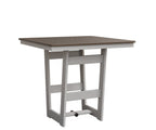 Hudson 40" x 40" Square Table - Counter Height Rockwood Outdoor Furniture MGP Clay MGP White 