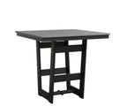 Hudson 40" x 40" Square Table - Bar Height Rockwood Outdoor Furniture MGP Fog MGP Black 