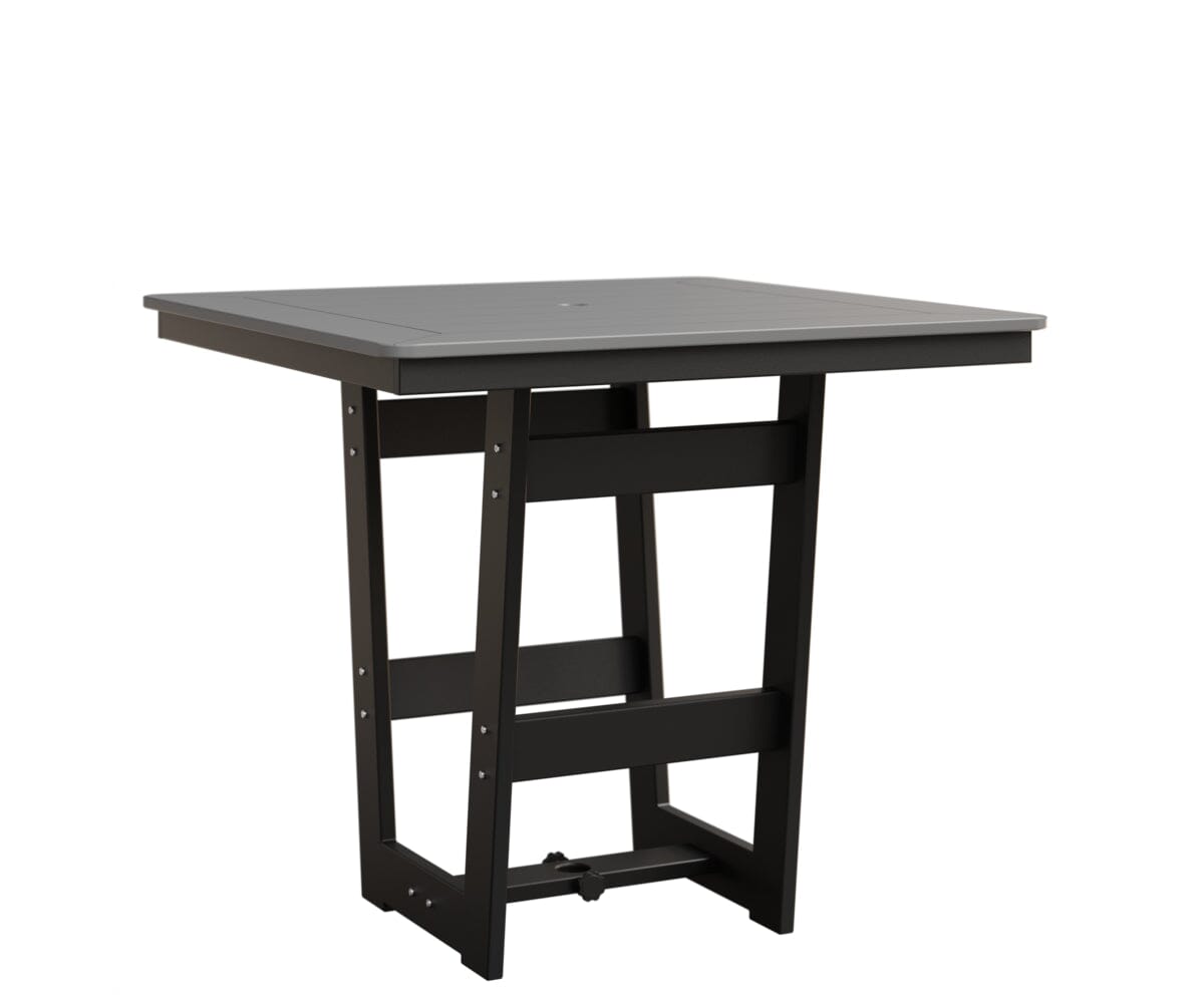 Hudson 40" x 40" Square Table - Counter Height Rockwood Outdoor Furniture MGP Fog MGP Black 