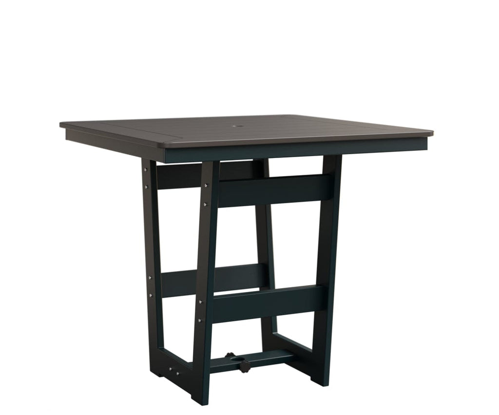 Hudson 40" x 40" Square Table - Bar Height Rockwood Outdoor Furniture MGP Graphite MGP Berry 