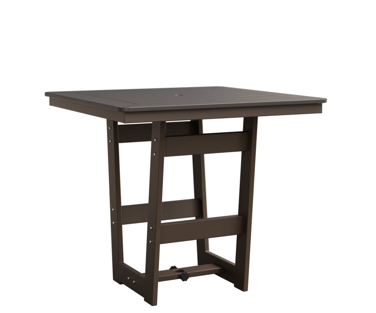 Hudson 40" x 40" Square Table - Bar Height Rockwood Outdoor Furniture MGP Graphite MGP Clay 